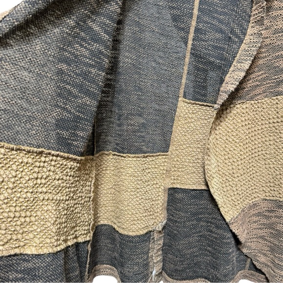 GIMMICKS by BKE Patch Cardigan Women's Size Small Brown with Lace Hood - Picture 7 of 9